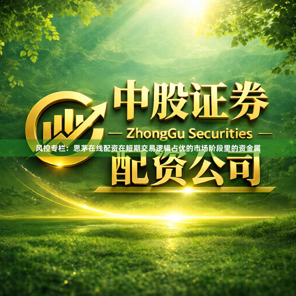 风控专栏：思茅在线配资在短期交易逻辑占优的市场阶段里的资金属