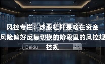 风控专栏：炒股杠杆是啥在资金风险偏好反复切换的阶段里的风控规