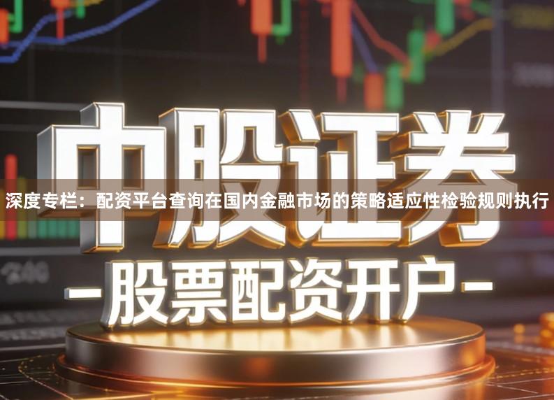 深度专栏：配资平台查询在国内金融市场的策略适应性检验规则执行